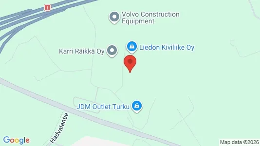 Lokaler til leie i Kaarina - kort over placeringen