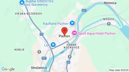 Büros zur Miete i Púchov – Foto von Google Street View