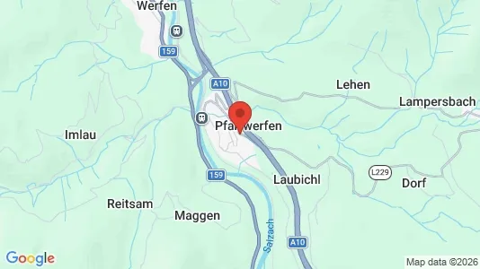 Werkstätte zur Miete i Pfarrwerfen – Foto von Google Street View