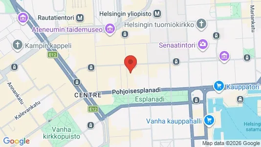 Büros zur Miete i Helsinki Eteläinen - kort over placeringen
