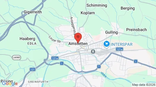 Kontorlokaler til leje i Amstetten - Foto fra Google Street View