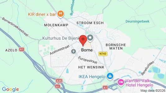 Kaupat Vuokrattavana i Borne - Kuva Google Street Viewstä