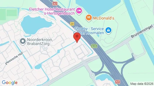 Lokale biurowe Do wynajęcia i Den Bosch - kort over placeringen