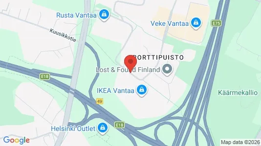 Gewerbeflächen zur Miete i Vantaa – Foto von Google Street View