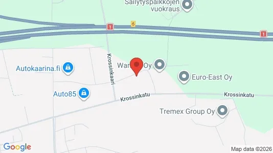 Lager zur Miete i Kaarina – Foto von Google Street View