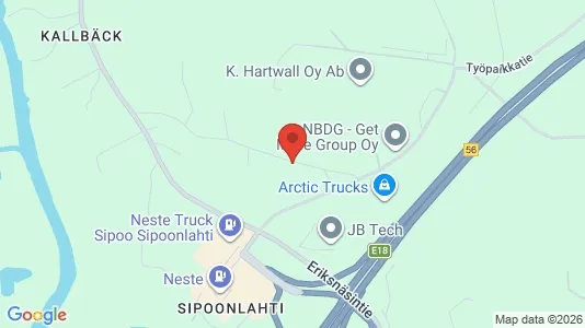Varastot Vuokrattavana i Sipoo - Kuva Google Street Viewstä
