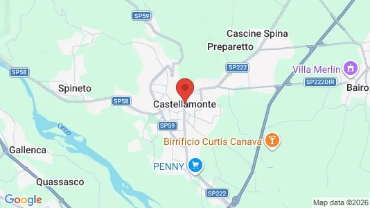 Kaupat Vuokrattavana i Castellamonte - Kuva Google Street Viewstä