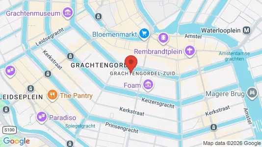 Lokaler til leje i Amsterdam Centrum - Foto fra Google Street View