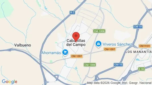 Lager zur Miete i Cabanillas del Campo - kort over placeringen