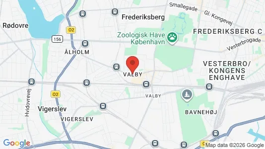 Kaupat Vuokrattavana i Valby - Kuva Google Street Viewstä