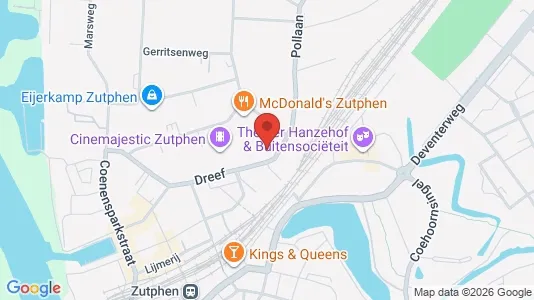 Kantorruimte te huur i Zutphen - Foto uit Google Street View