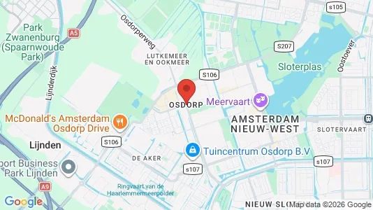 Ladenlokale zur Miete i Amsterdam Osdorp – Foto von Google Street View