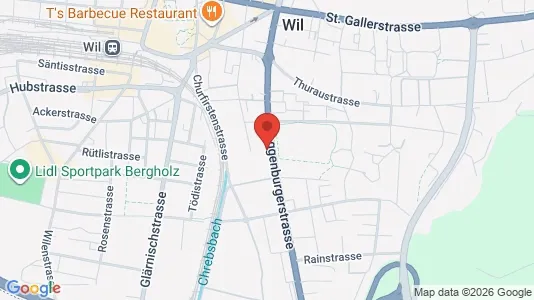 Liikekiinteistöt Vuokrattavana i Wil - Kuva Google Street Viewstä