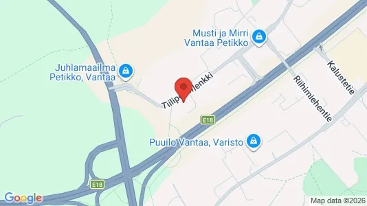 Lager til leie i Vantaa – Bilde fra Google Street View