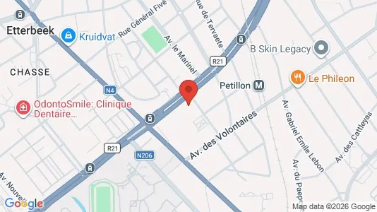 Office spaces for rent i Brussels Etterbeek - Photo from Google Street View