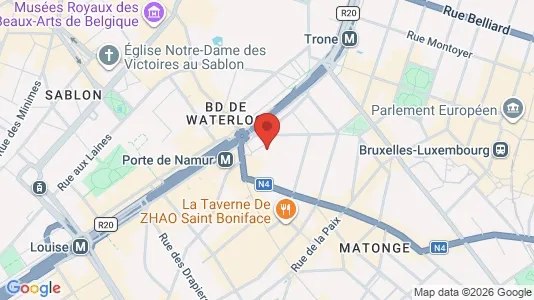 Office spaces for rent i Brussels Elsene - kort over placeringen