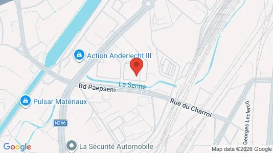 Büros zur Miete i Brüssel Anderlecht – Foto von Google Street View