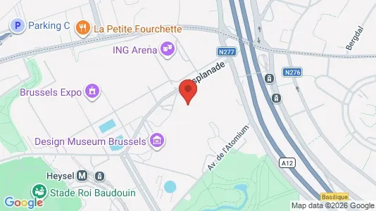Büros zur Miete i Stad Brussel – Foto von Google Street View