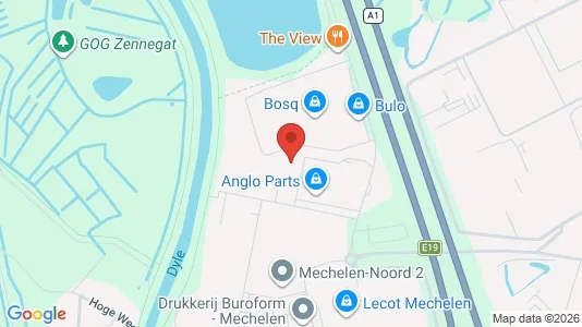 Kontorlokaler til leje i Mechelen - Foto fra Google Street View