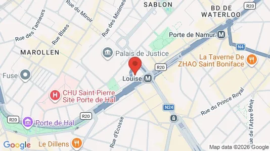 Büros zur Miete i Stad Brussel - kort over placeringen