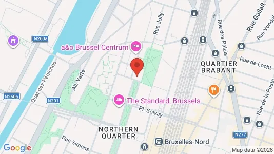 Büros zur Miete i Brüssel Schaarbeek - kort over placeringen