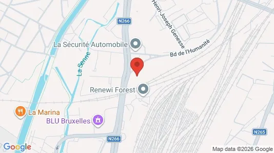 Büros zur Miete i Brüssel Anderlecht – Foto von Google Street View