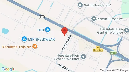 Kontorlokaler til leje i Herentals - Foto fra Google Street View