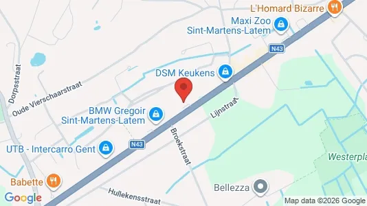 Büros zur Miete i Sint-Martens-Latem - kort over placeringen