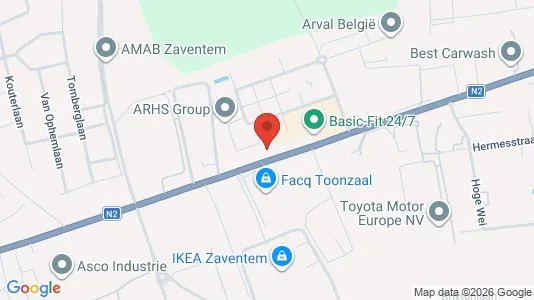 Office spaces for rent i Zaventem - kort over placeringen