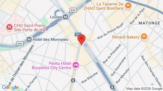 Office spaces for rent i Brussels Elsene - kort over placeringen