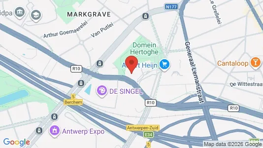 Office spaces for rent i Stad Antwerp - kort over placeringen
