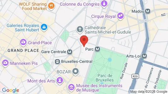 Kantorruimte te huur i Stad Brussel - Foto uit Google Street View