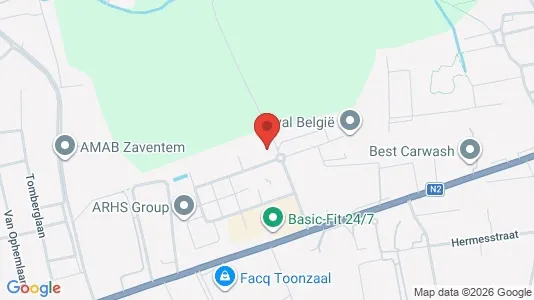 Office spaces for rent i Zaventem - kort over placeringen