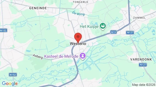 Varastot Vuokrattavana i Westerlo - Kuva Google Street Viewstä