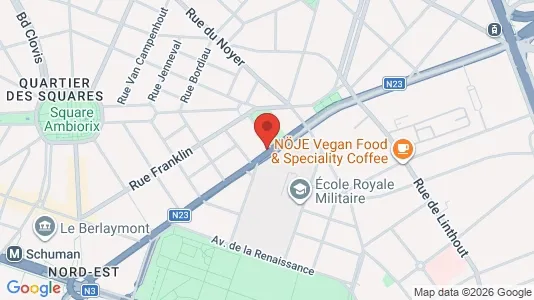 Office spaces for rent i Stad Brussel - kort over placeringen