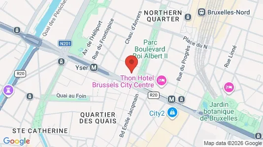 Kontorlokaler til leje i Stad Brussel - Foto fra Google Street View