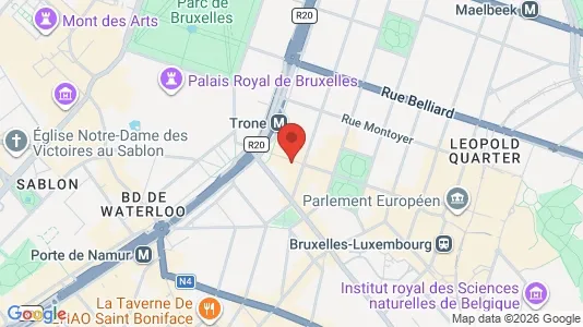 Kontorlokaler til leje i Stad Brussel - Foto fra Google Street View