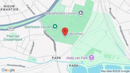 Kontorlokaler til leje i Leuven - kort over placeringen