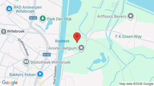 Lagerlokaler til leje i Willebroek - Foto fra Google Street View