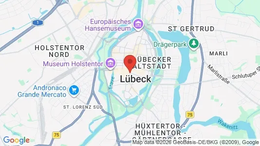 Kaupat Vuokrattavana i Lubeck - Kuva Google Street Viewstä