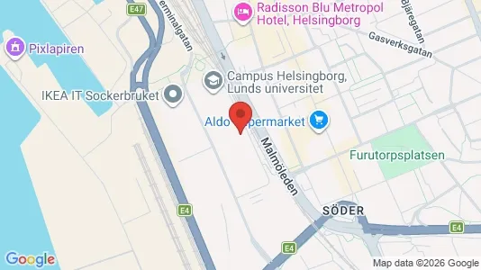 Kontorlokaler til leje i Helsingborg - Foto fra Google Street View