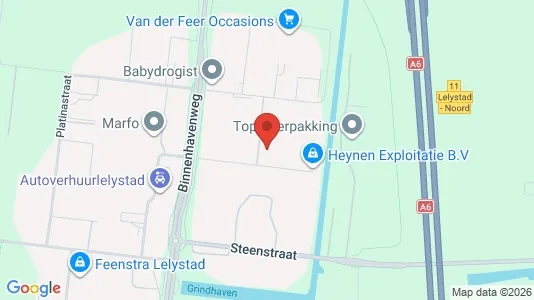 Toimistotilat Vuokrattavana i Lelystad - Kuva Google Street Viewstä