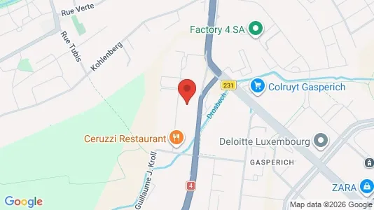Office spaces for rent i Luxembourg - Photo from Google Street View