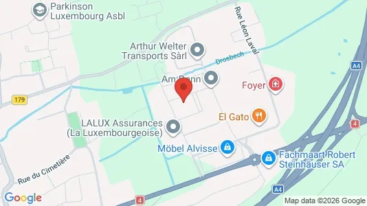 Office spaces for rent i Leudelange - kort over placeringen