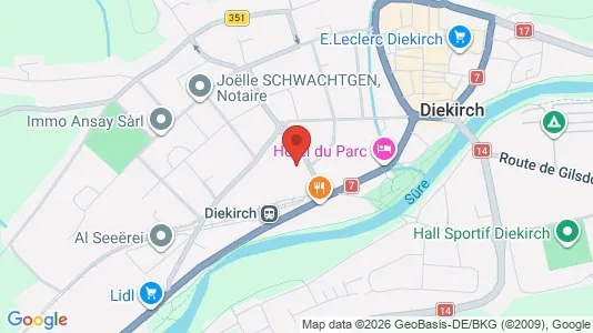 Toimistotilat Vuokrattavana i Diekirch - Kuva Google Street Viewstä