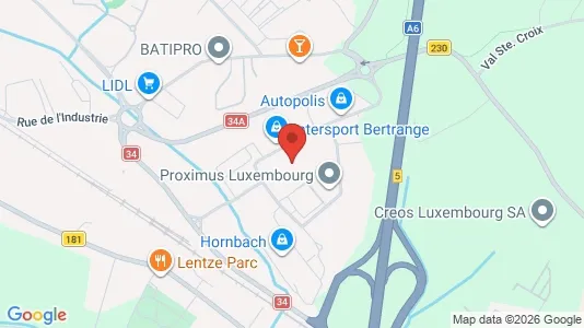 Büros zur Miete i Bertrange – Foto von Google Street View