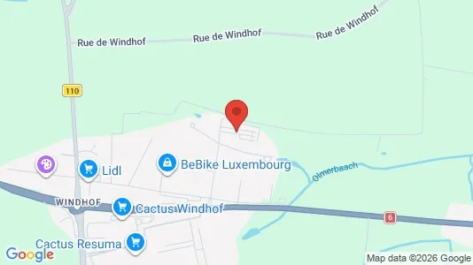 Kantorruimte te huur i Koerich - Foto uit Google Street View