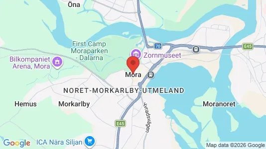 Kaupat Vuokrattavana i Mora - Kuva Google Street Viewstä