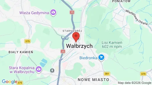 Bedrijfsruimtes te huur i Wałbrzych - Foto uit Google Street View