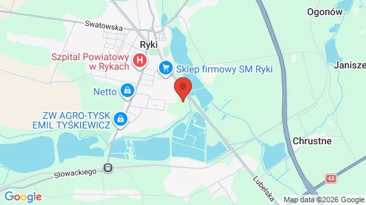 Lokaler til leie i Rycki – Bilde fra Google Street View